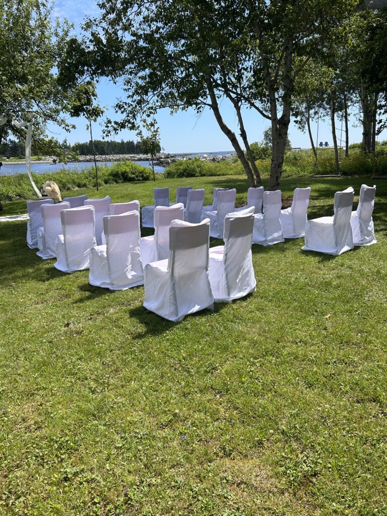 75 White Chair Covers